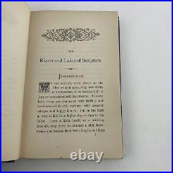 Antique Vintage Book Rivers And Lakes Of Scripture Scarce Bible Religion 1867