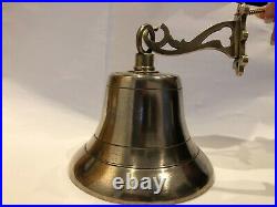 Antique Vintage Cast Brass Electric Door Bell, mid 1930's from a private school