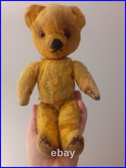 Antique Vintage Chad Valley English Jointed Loved Traditional Teddy Bear Fred