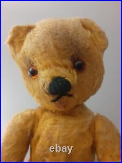 Antique Vintage Chad Valley English Jointed Loved Traditional Teddy Bear Fred