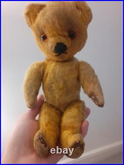 Antique Vintage Chad Valley English Jointed Loved Traditional Teddy Bear Fred