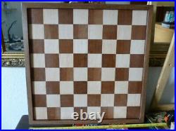Antique-Vintage Chess Board English Jaques Style. 50mm squares