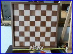 Antique-Vintage Chess Board English Jaques Style. 50mm squares