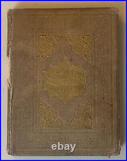 Antique Vintage Christmas Carol Song Book Civil War Era 1864 Thomas Nast St Nick