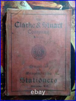 Antique/Vintage Clarke & Stuart Company Stationers Catalogue
