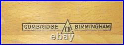 Antique / Vintage Combridge English Beech Wood / Hardwood Desk / Letter Holder