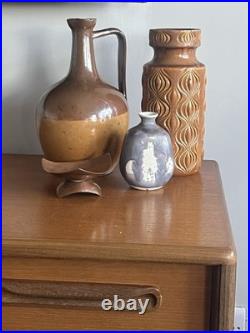 Antique Vintage Doulton Lambeth Jug Vase Ewer 1880s Stoneware Pitcher Retro Mcm