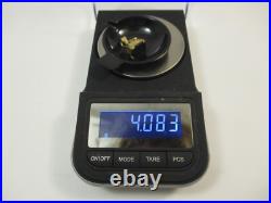 Antique Vintage English 9K Yellow Gold 375 Bloodstone Signet Blank Seal Ornate