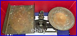 Antique/Vintage English Avery Scale No. 2 Rectangle & Round Trays AS IS