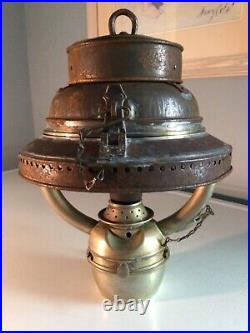 Antique Vintage English BULPITT & SONS Nautical MARITIME TRAWLER SHIP LANTERN