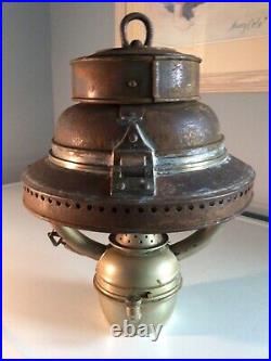 Antique Vintage English BULPITT & SONS Nautical MARITIME TRAWLER SHIP LANTERN