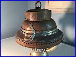 Antique Vintage English BULPITT & SONS Nautical MARITIME TRAWLER SHIP LANTERN