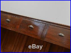 Antique Vintage English Three Drawer Shop Counter c1900 Industrial