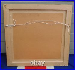 Antique Vintage Framed British Empire Union Jack Flag Silk Handkerchief