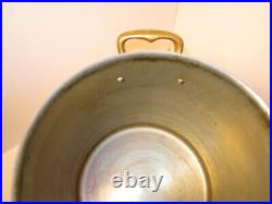 Antique Vintage French English COPPER STOCK Soup POT 8 inches high GRT COND