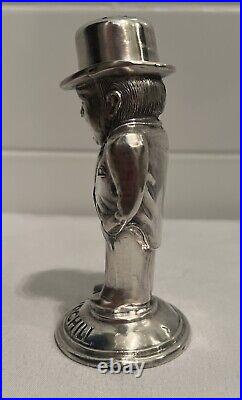 Antique Vintage Old ENGLISH WINSTON CHURCHILL Silverplate Muffineer Sugar Shaker