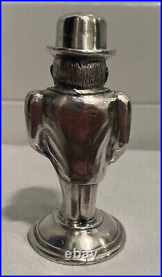 Antique Vintage Old ENGLISH WINSTON CHURCHILL Silverplate Muffineer Sugar Shaker