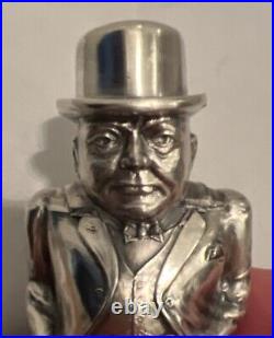 Antique Vintage Old ENGLISH WINSTON CHURCHILL Silverplate Muffineer Sugar Shaker