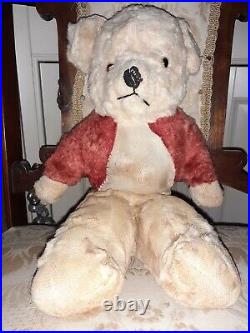 Antique Vintage Old Teddy Bear english Cute old bear 1940s/50s