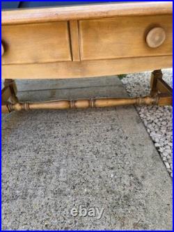 Antique Vintage Pine Coffee Table Drawers Storage farmhouse style table