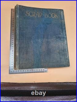 Antique Vintage Scrap-book Handmade Hardback Paper Ephemera