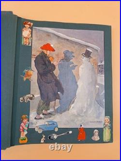 Antique Vintage Scrap-book Handmade Hardback Paper Ephemera