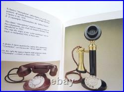Antique Vintage Telephone Receiver Book 1990 Italian/English 144 Pages From Jap