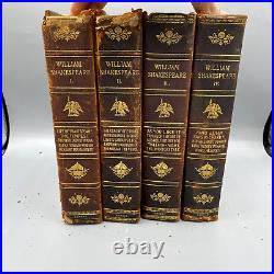 Antique Vintage The Complete Works of William Shakespeare 9 Volumes Total