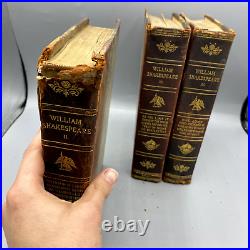 Antique Vintage The Complete Works of William Shakespeare 9 Volumes Total