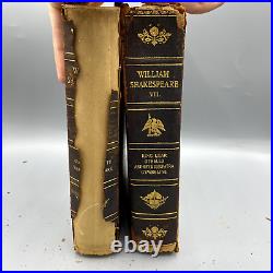 Antique Vintage The Complete Works of William Shakespeare 9 Volumes Total