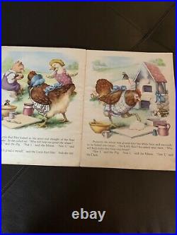 Antique Vintage The Little Red Hen 1939 Whitman Pub. Illustrated, paper