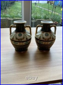 Antique Vintage Wedgwood Matching Vases Late 19th Early 20th Century