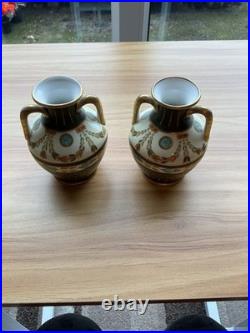 Antique Vintage Wedgwood Matching Vases Late 19th Early 20th Century