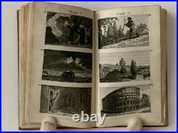 Antique Vintage travel guide book Scenes in Europe by Isaac Taylor 1818