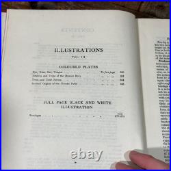 Antique Virtue's Household Physician 4 Vol Vintage Set Medical Books Illustrated