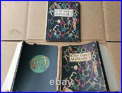 Antique Vtg 20s Tony Sarg's Alphabet ABC BOOK 1st Edition  RARE DUST JACKET