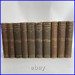 Antique Whedon's Commentary Vintage Book Lot Of 10 Religion 1860-1907 Bible Stud
