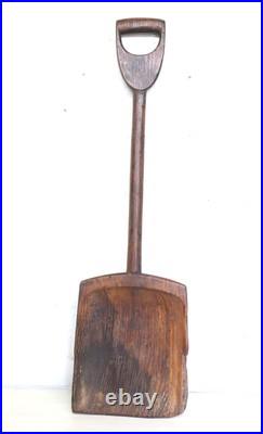 Antique Wooden Malt Shovel Craftsman Made ex English Pub Decoration One Piece
