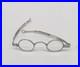 Antique early 19th century English Sterling silver spectacles Franklin style