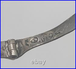 Antique early 19th century English Sterling silver spectacles Franklin style