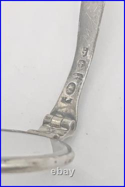 Antique early 19th century English Sterling silver spectacles Franklin style