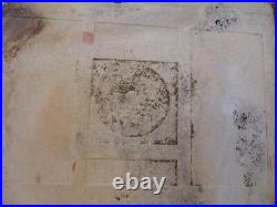 Antique vintage Art Nouveau English ceramic fireplace tiles c1912 1J5