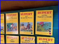 Antique/vintage Full Set Of 18 Rupert Bear Hard Back Story Books