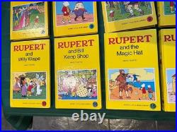 Antique/vintage Full Set Of 18 Rupert Bear Hard Back Story Books