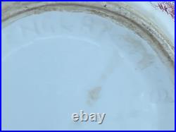 Antiques Ceramic Tea Pot Red & White English Countryside Scene Beautiful Vintage Antiques Ceramic Tea Pot Red & White English Countryside Scene Beautiful Vintage