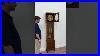 Art Deco Antique Walnut Tall Case Grandfather Clock Becker Antique Clock