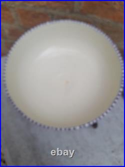 Art deco Poole pottery marked England antique vintage blue bird fruit bowl dish