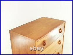 Arts and Crafts English Oak Vintage Chest of Drawers