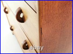 Arts and Crafts English Oak Vintage Chest of Drawers