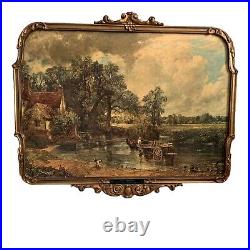 Atsonea Frame The Haywain Print After John Constable Wooden Vintage Antique